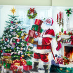 Santa Claus Christmas Glass Worktop Saver