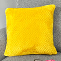 Yellow Textured Cushion