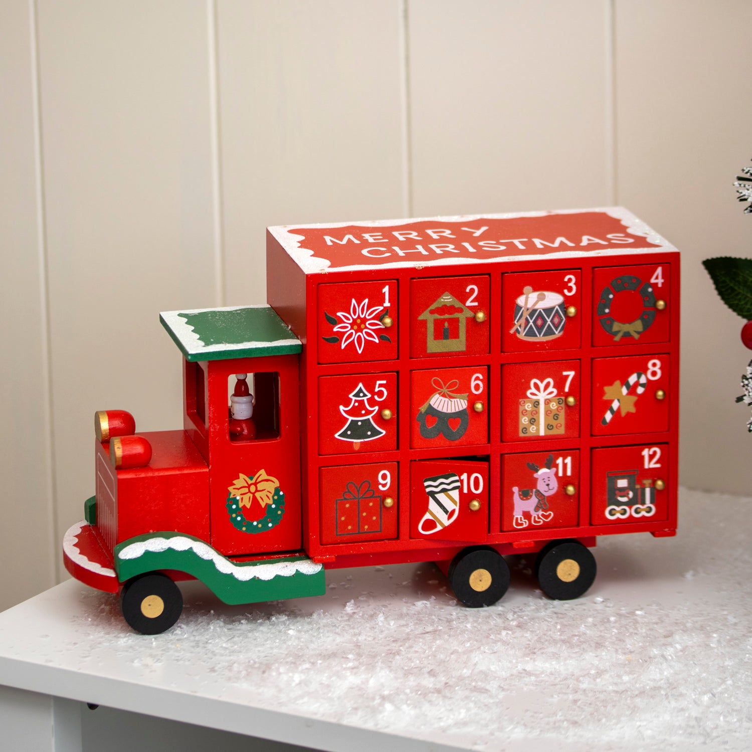 Christmas Truck 24 Door Advent Calendar