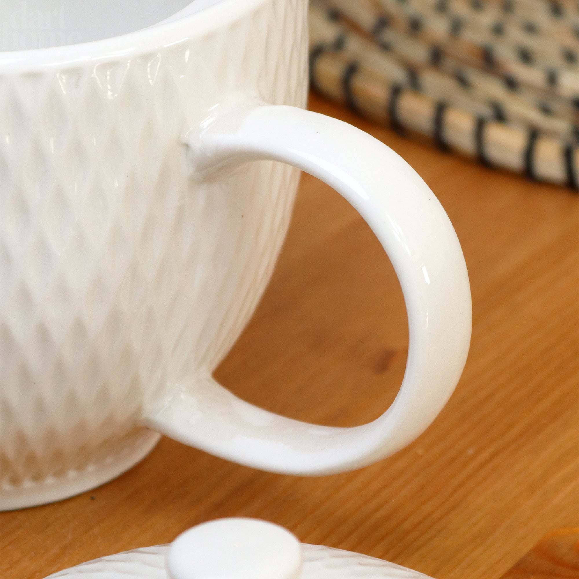 White Jewel 1 Litre Teapot