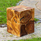 Teak Root Block Column