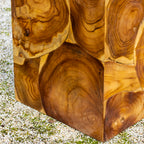 Teak Root Block Column