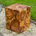 Teak Root Block Column