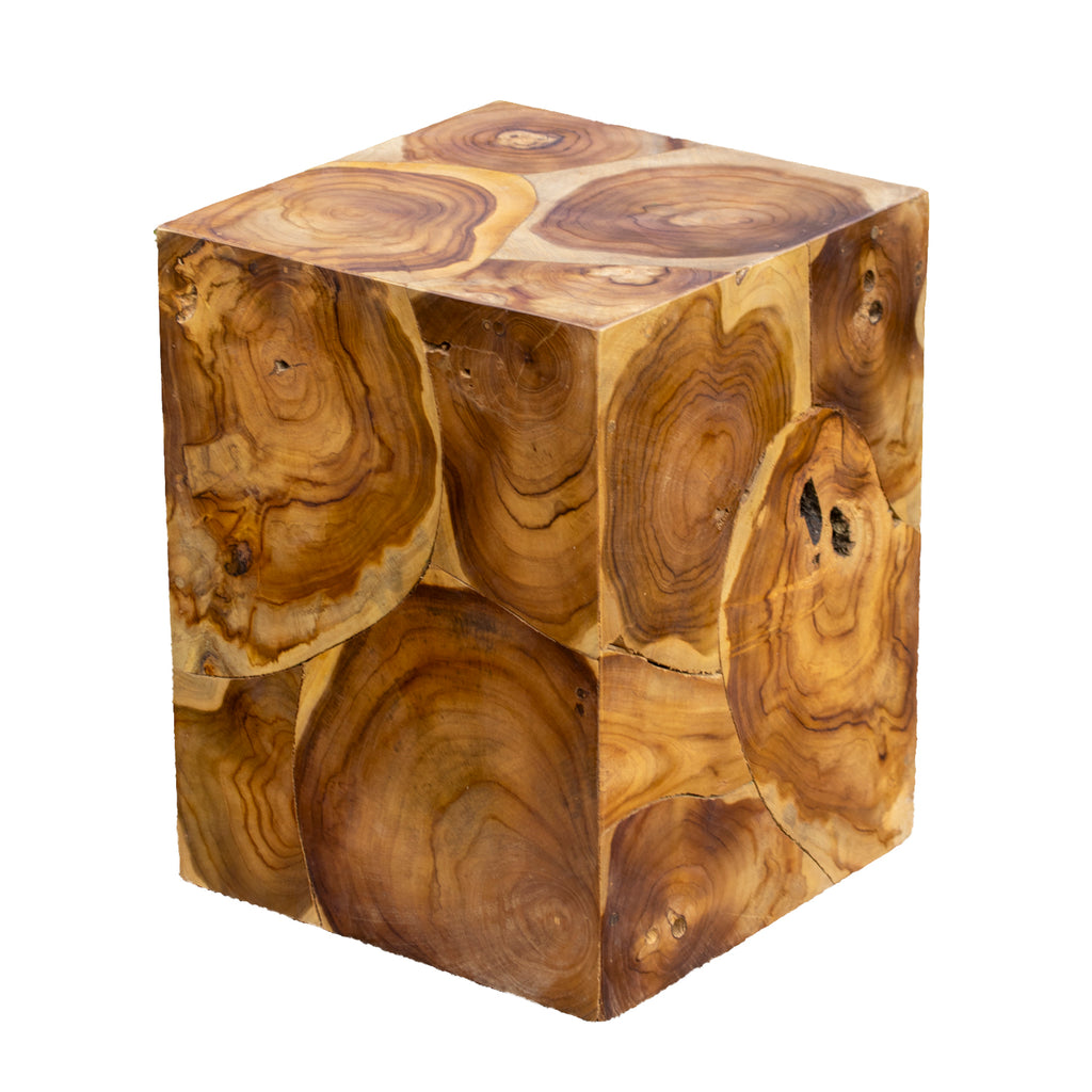 Teak Root Block Column
