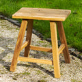 Recycled Teak End Table / Stool