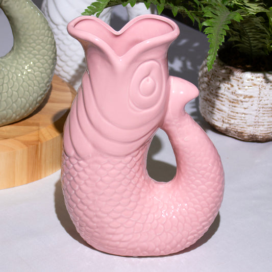 Pink Fish Glug Jug