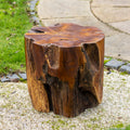 Large Solid Teak Root Block Table
