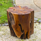 Large Solid Teak Root Block Table
