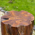 Large Solid Teak Root Block Table