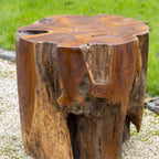 Large Solid Teak Root Block Table