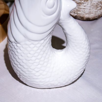 White Fish Glug Jug