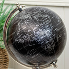 Black and Silver Decorative Globe