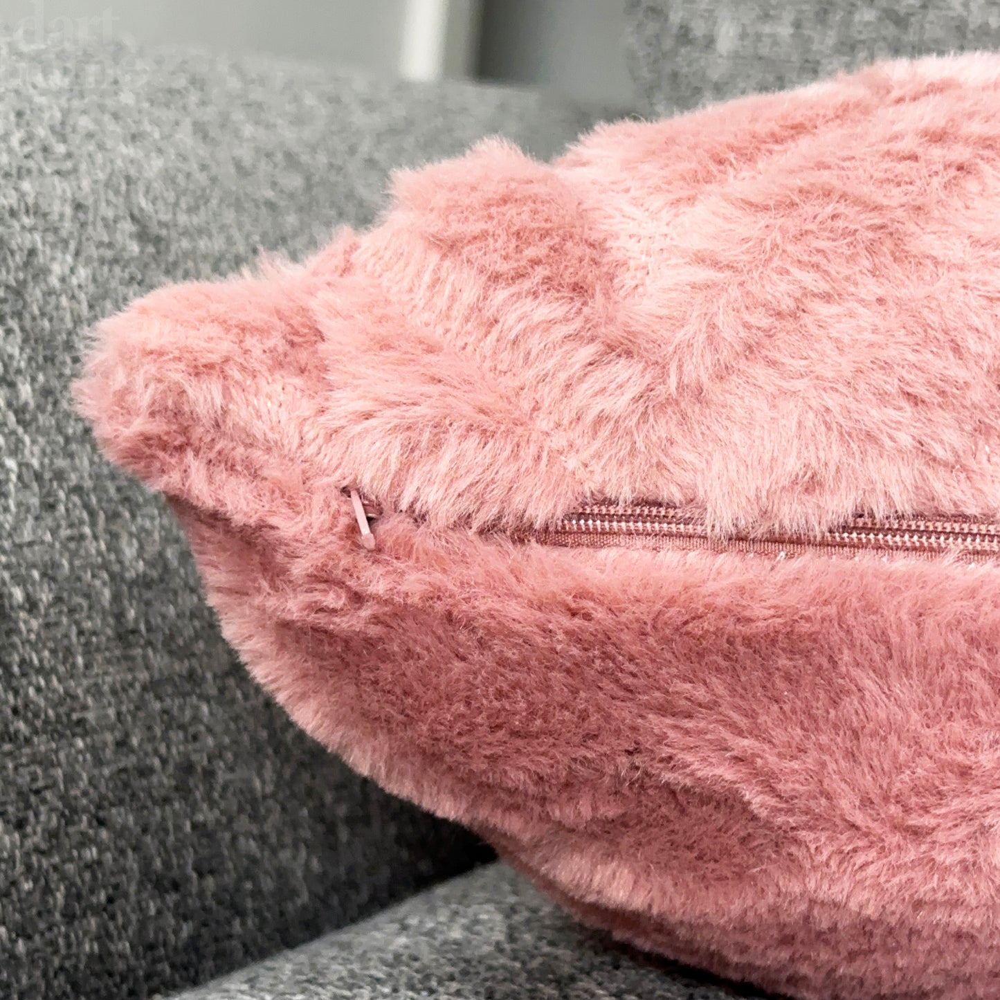 Pink Diamond Plush Cushion 45x45cm
