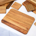 Set Of 4 Acacia Wood Placemats & Coasters