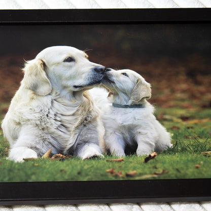 Golden Retrievers Faux Leather Cushioned Lap Tray