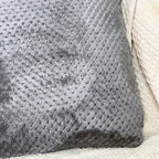 Grey Textured Cushion