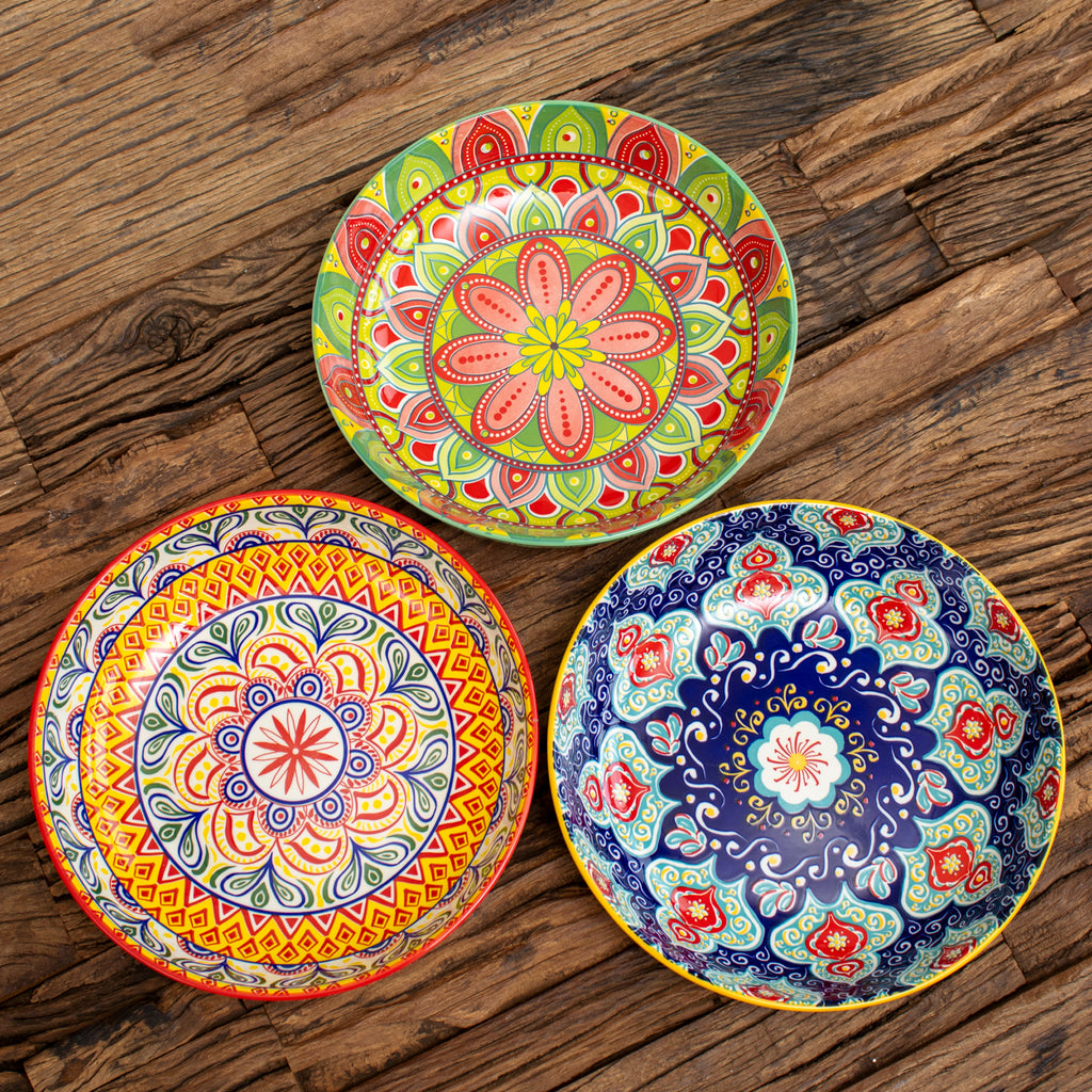 Set Of 3 Extra Large Tuscany Bowls