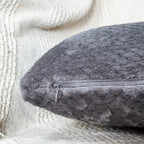 Grey Textured Cushion