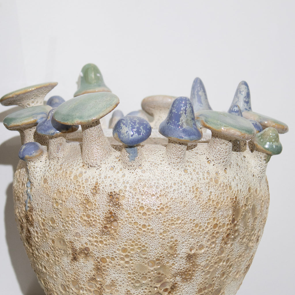 Round Mushroom Craft Plant Pot