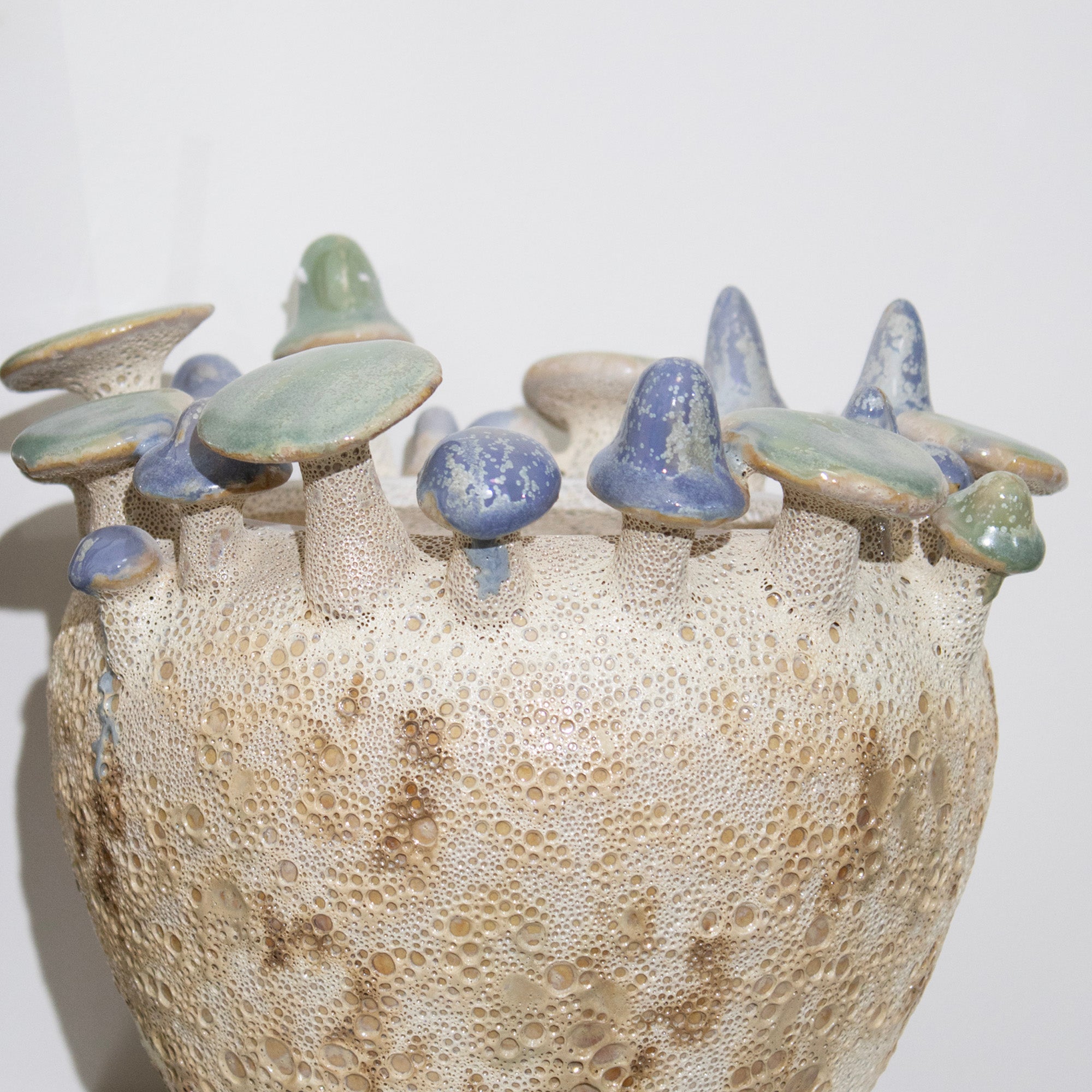 Round Mushroom Craft Plant Pot
