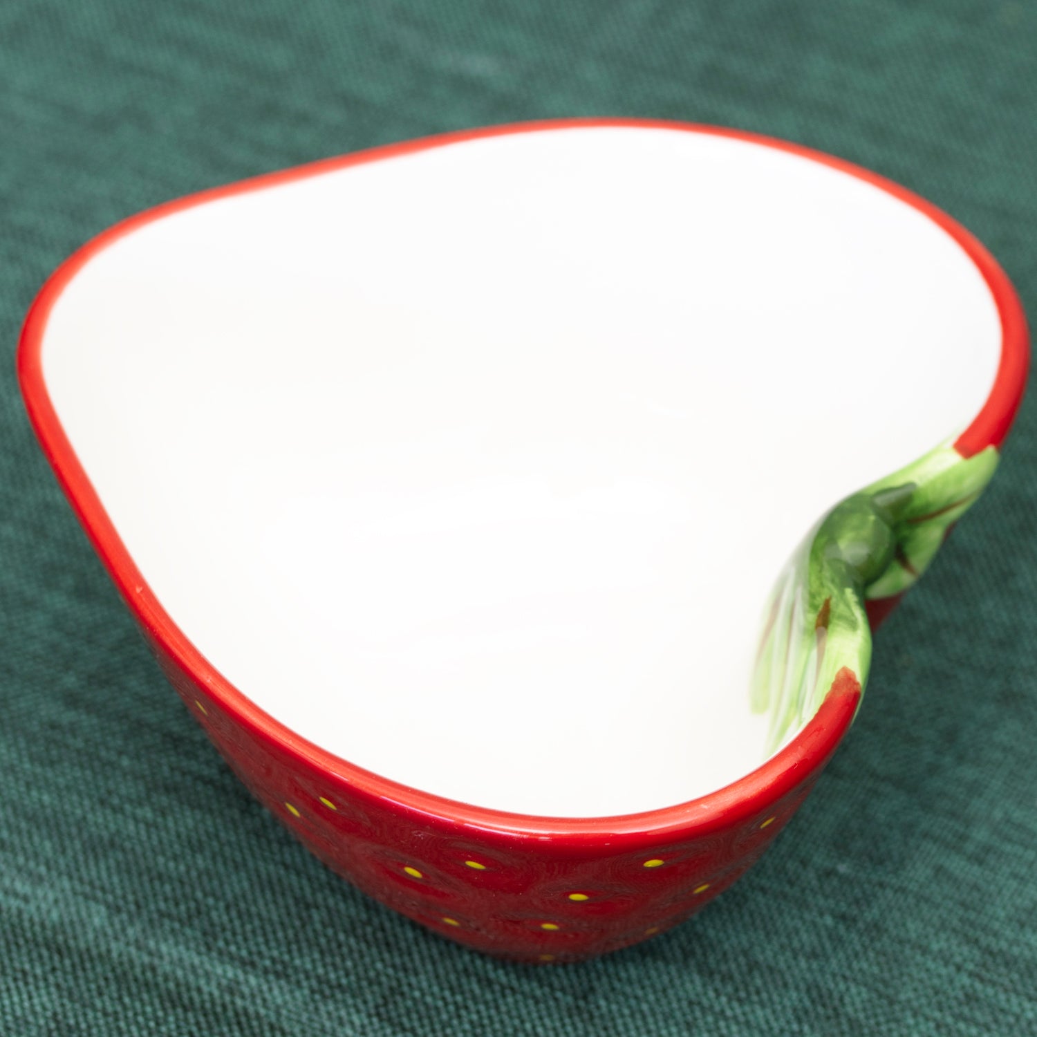 Set Of 4 Strawberry Shaped Dip Bowls