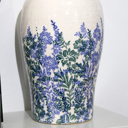 Blue Indigo Garden Bouquet Vase