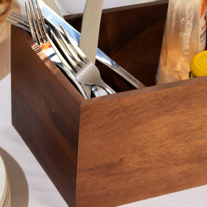 Acacia Wood Table Caddy