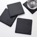 Set Of 8 Square Slate Coasters