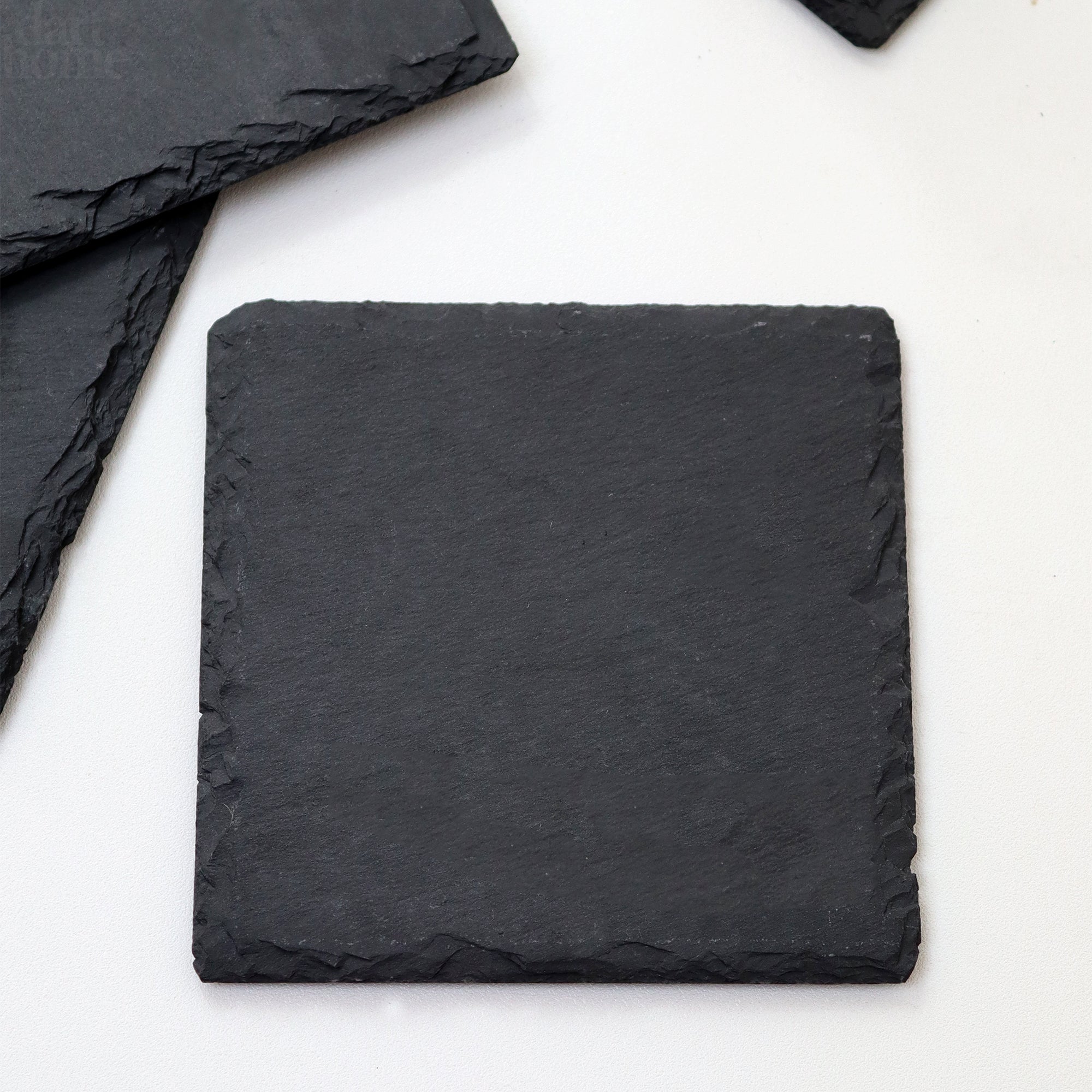 Set Of 8 Square Slate Coasters