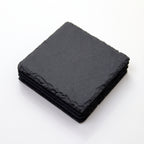 Set Of 8 Square Slate Coasters