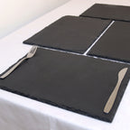 Set Of 4 Rectangular Slate Placemats