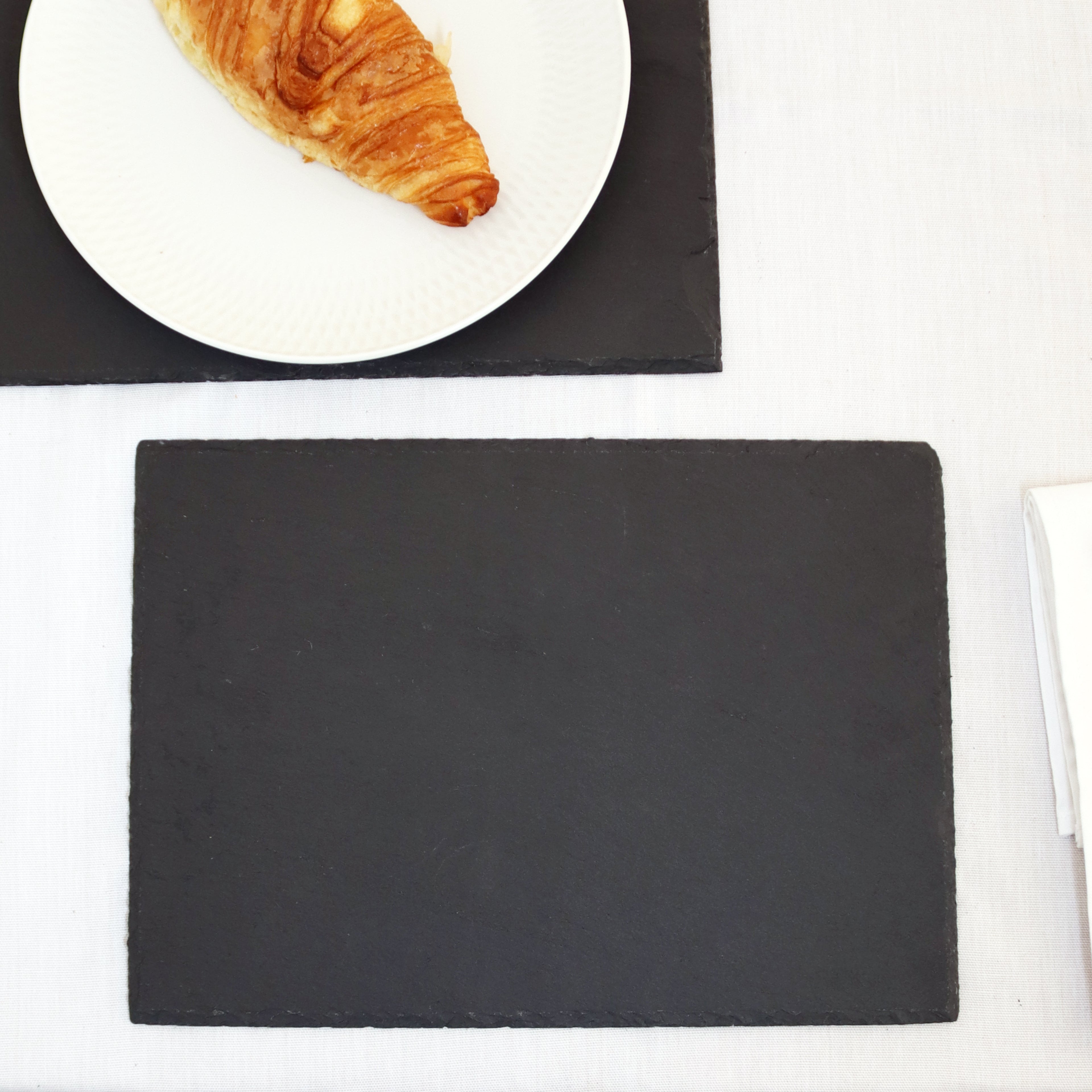 Set Of 4 Rectangular Slate Placemats