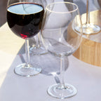 Set mit 4 kristallinen Weingläsern, 690 ml