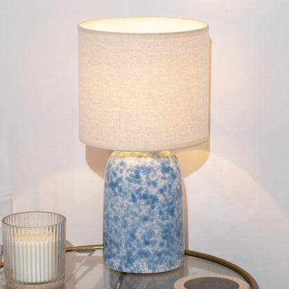 Blue Clouds Ceramic Glaze Table Lamp