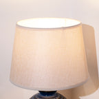 Blue Patterned Ceramic Table Lamp