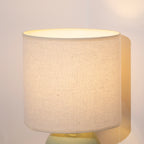 Teal Crackle Glaze Table Lamp