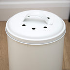 White Monochrome Compost Caddy