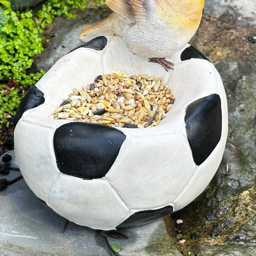 Robin Football Bird Feeder