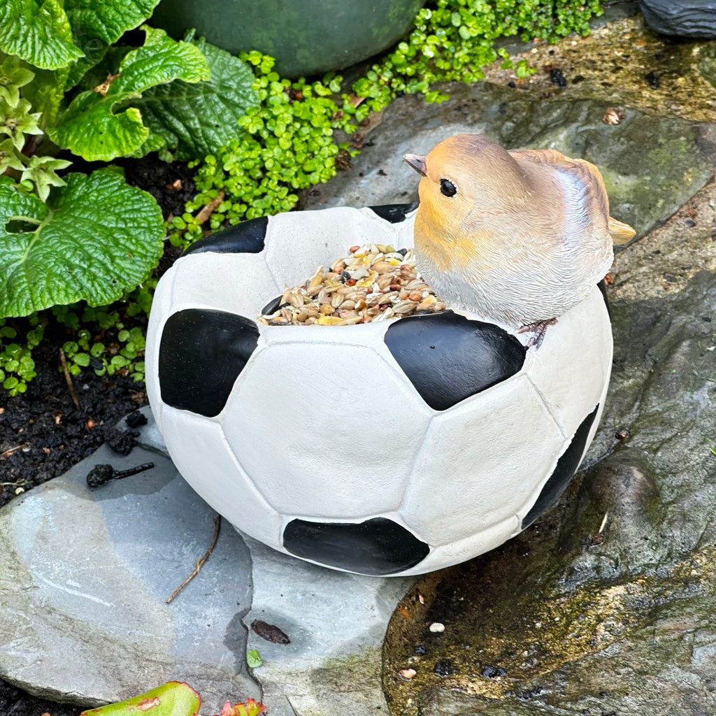 Robin Football Bird Feeder