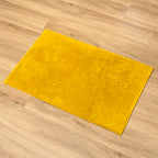 Yellow Mini Bobble Bathroom Mat