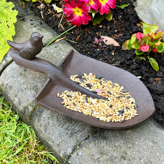 Cast Iron Spade Bird Feeder