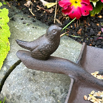 Cast Iron Spade Bird Feeder