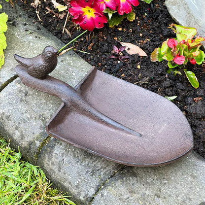 Cast Iron Spade Bird Feeder