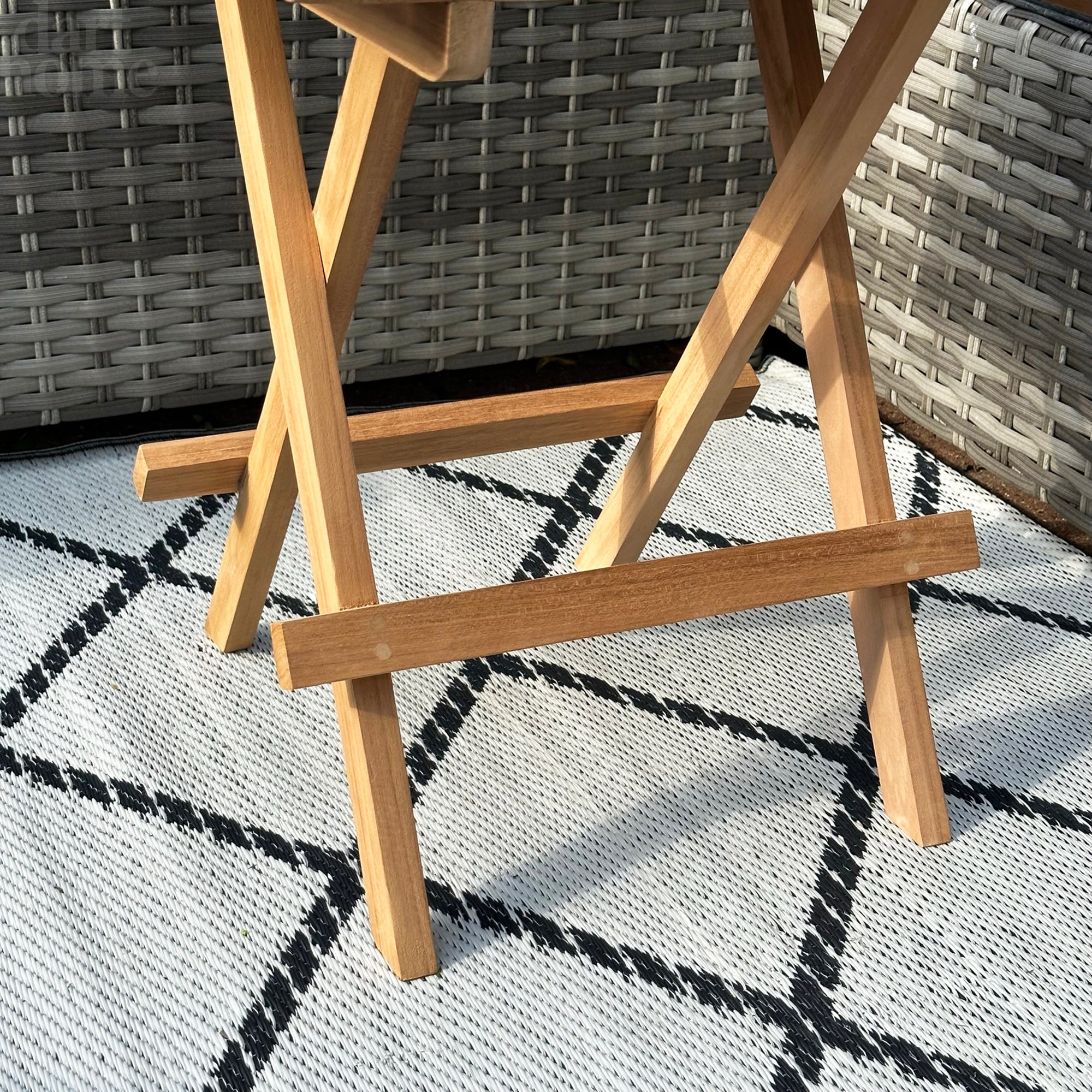 Teak Square Folding Picnic Table