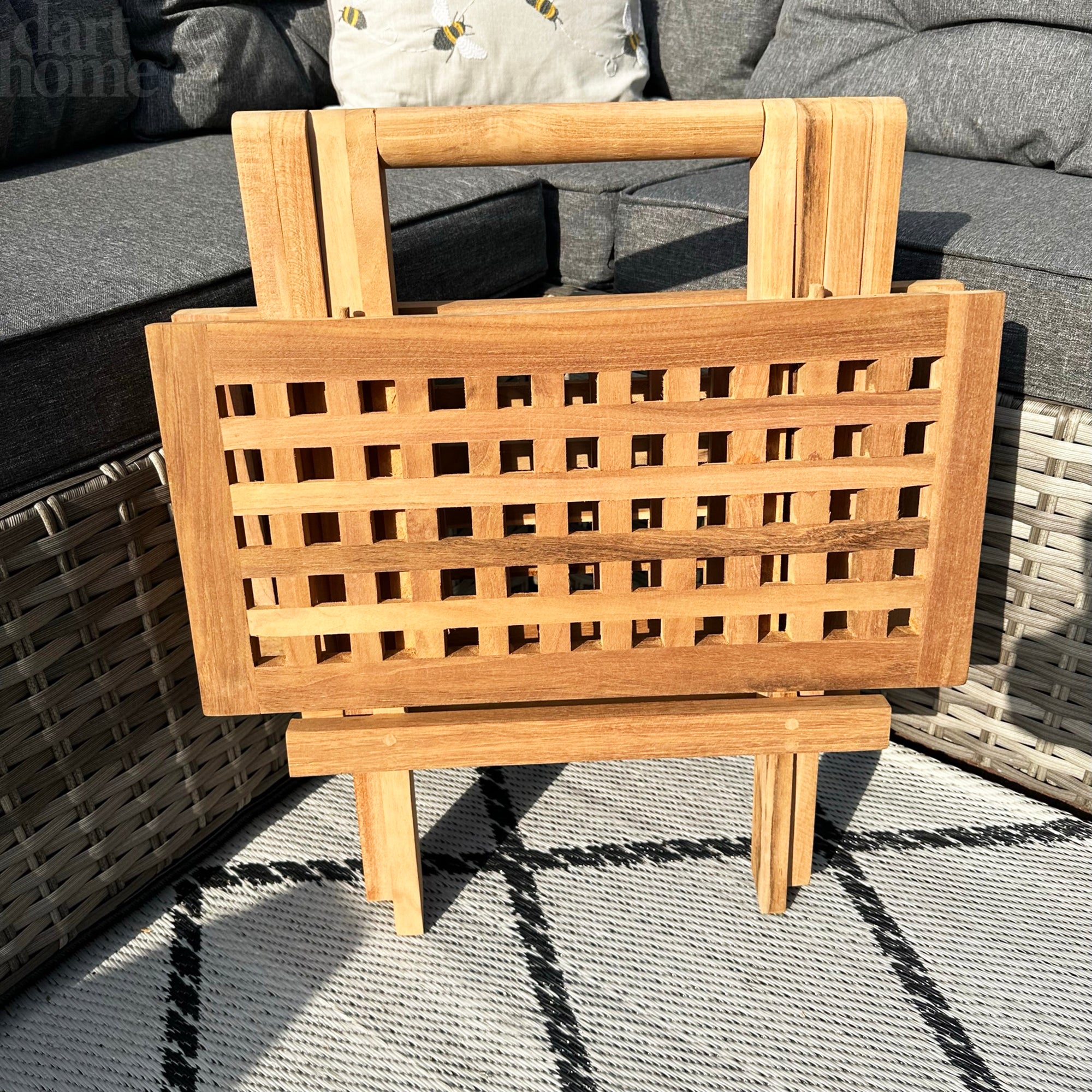 Teak Square Folding Picnic Table