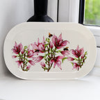 Pink Magnolia Mug Coaster And Tray Set