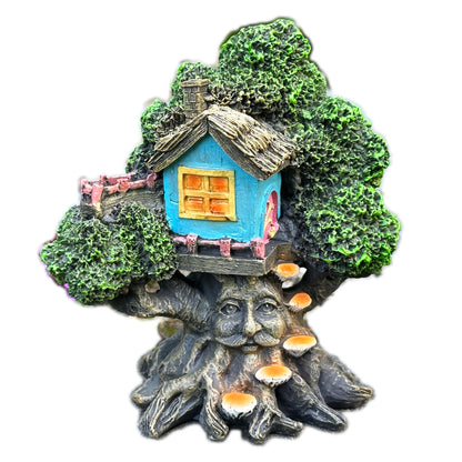 Blue Fairy Treehouse Ornament