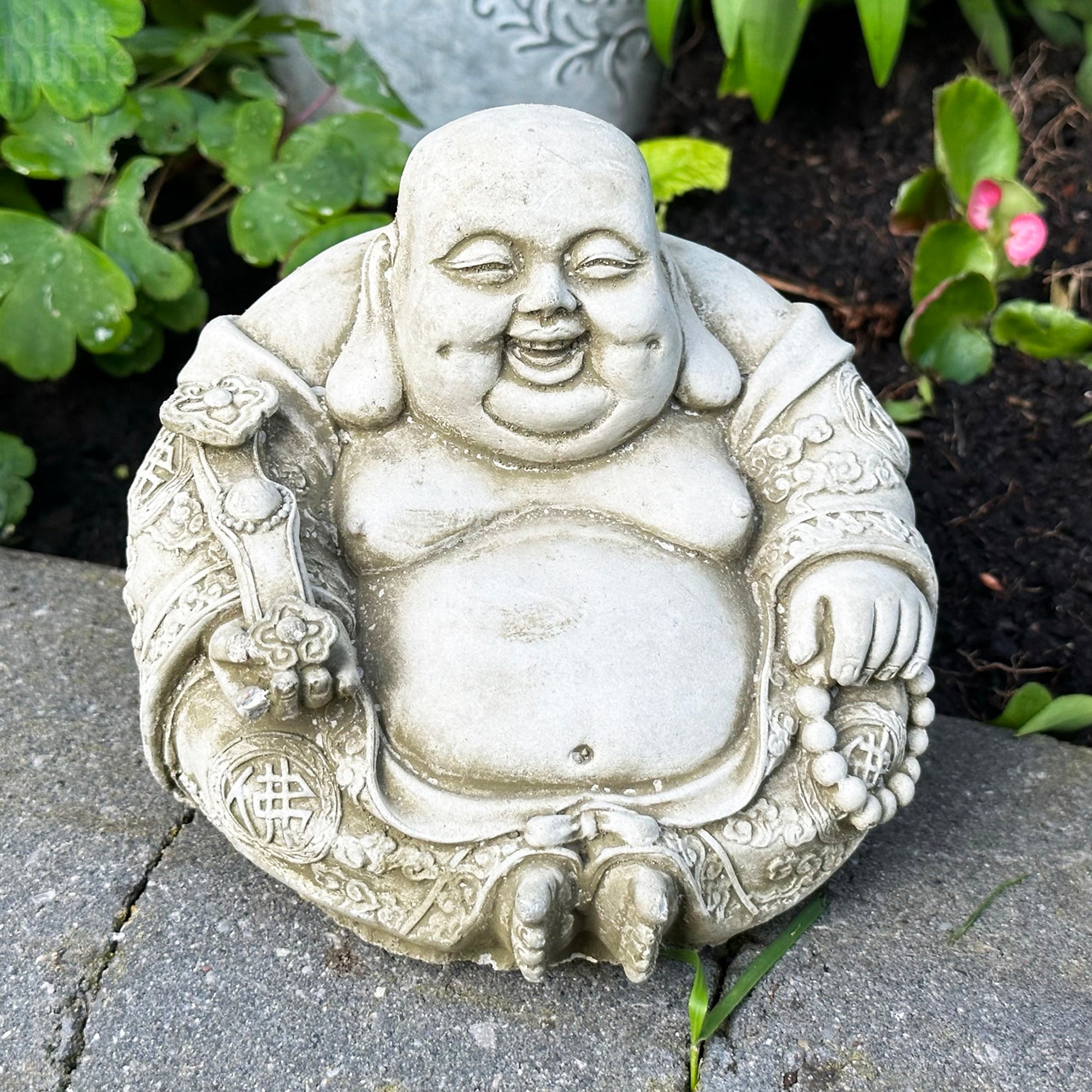Stone Round Buddha Sculpture 2kg