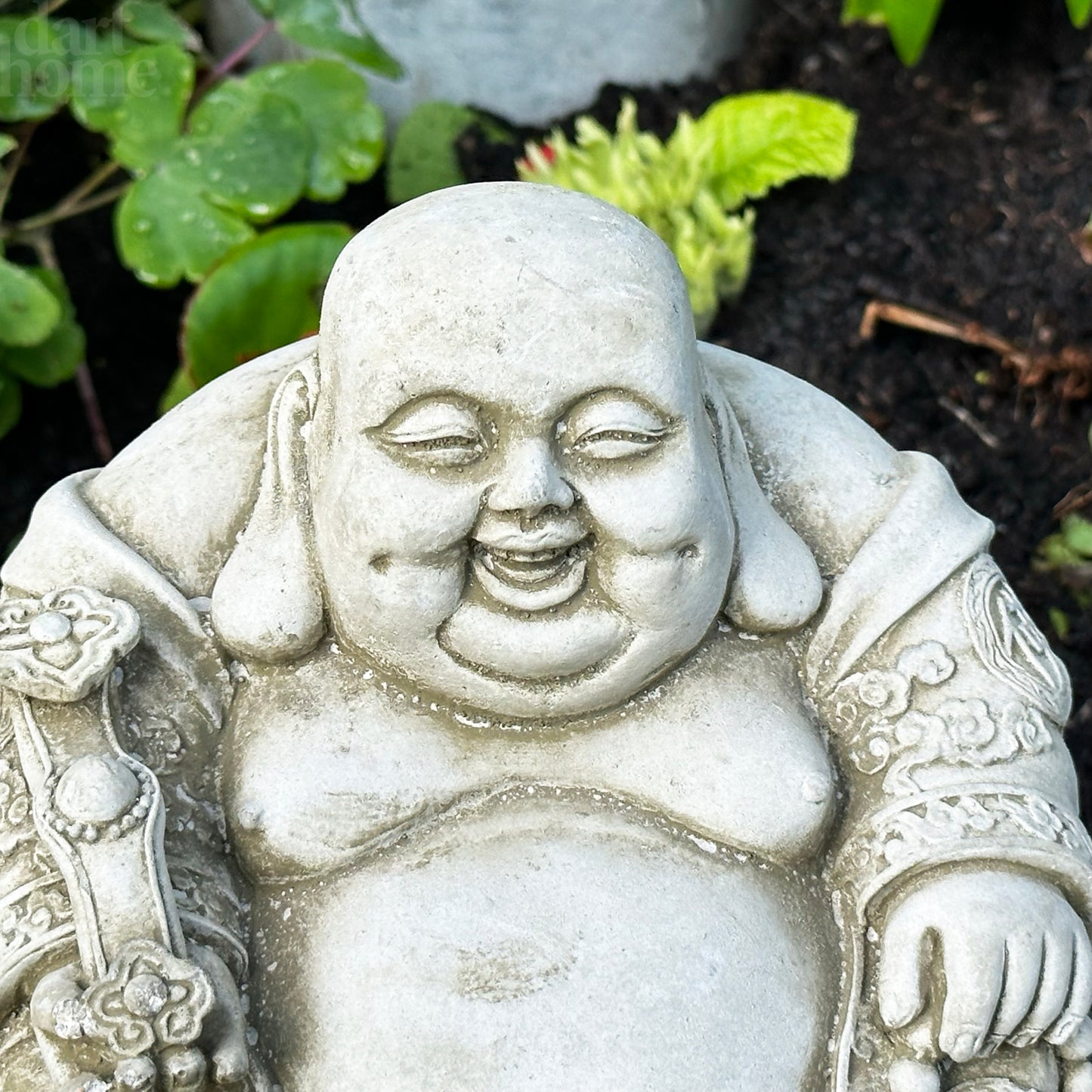 Stone Round Buddha Sculpture 2kg