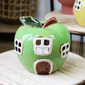 Green Apple House Tea Light Holder
